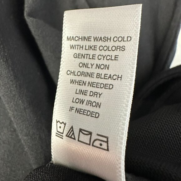 Counterparts Women's Pull On Stretch Straight Leg Ankle Pants, Size 12, Black - Picture 10 of 10